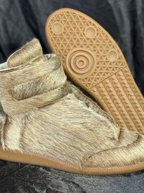 Rare Maison Margiela Future Pony Hair Yeezyus Tour Edition High-Top Yeezy